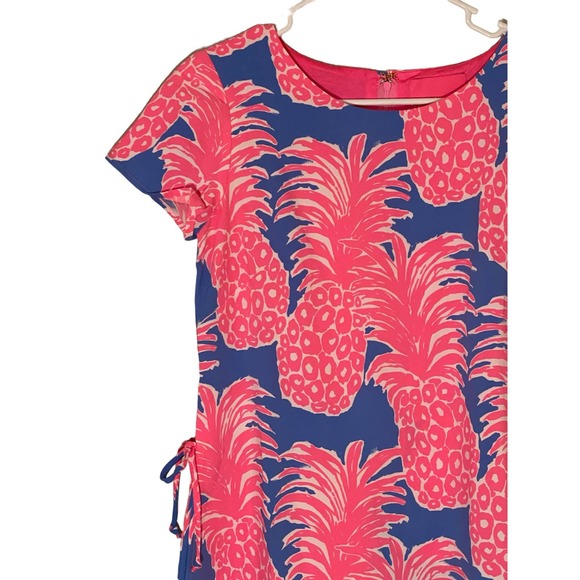 Lilly Pulitzer Blanca Stretch Romper Dress Shift Little Flamenco Pineapp… - Picture 7 of 14